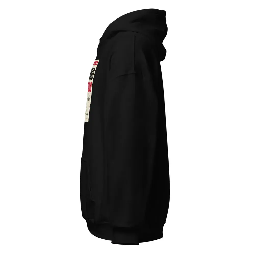 Domingo de Partido — Sudadera con capucha — Black — Left