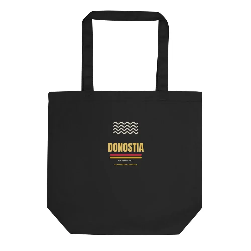 Donostia / San Sebastián — Bolsa tote — Black