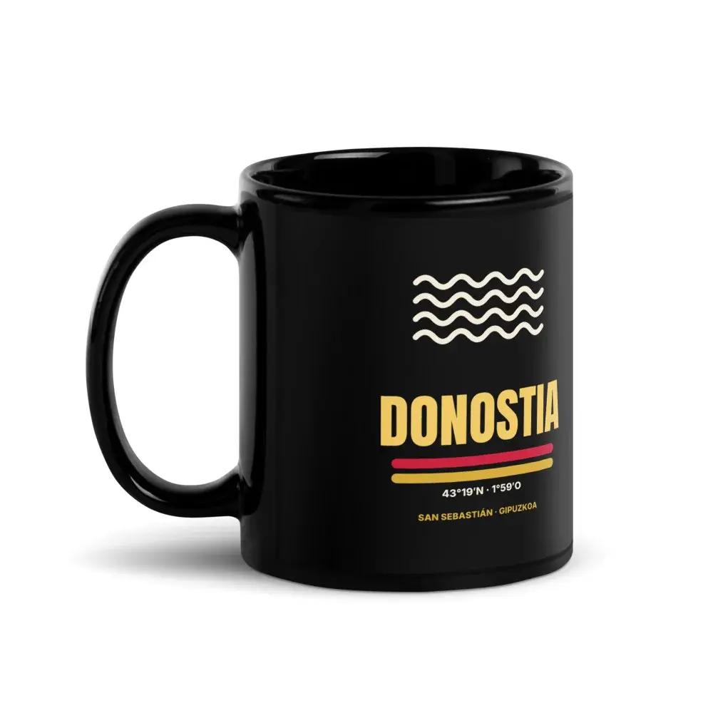 Donostia / San Sebastián — Taza — Black