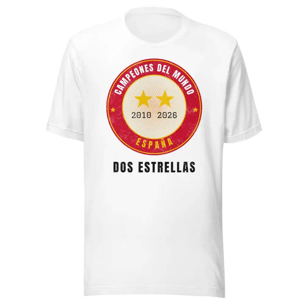 Dos Estrellas · Día — Camiseta — White