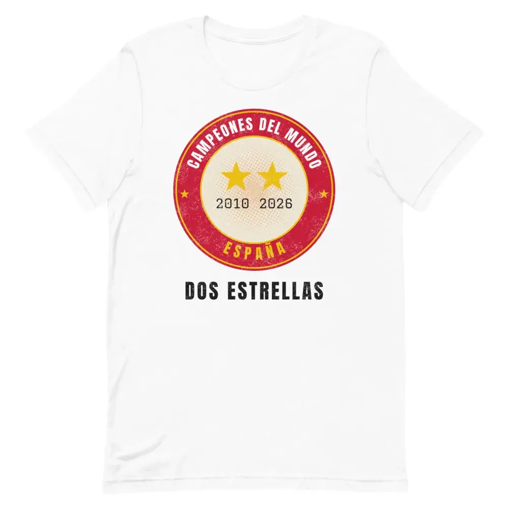 Dos Estrellas · Día — Camiseta — White — Front