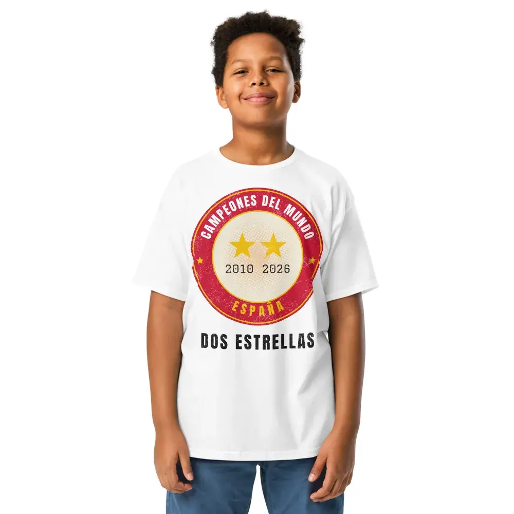 Dos Estrellas · Día — Camiseta infantil — White