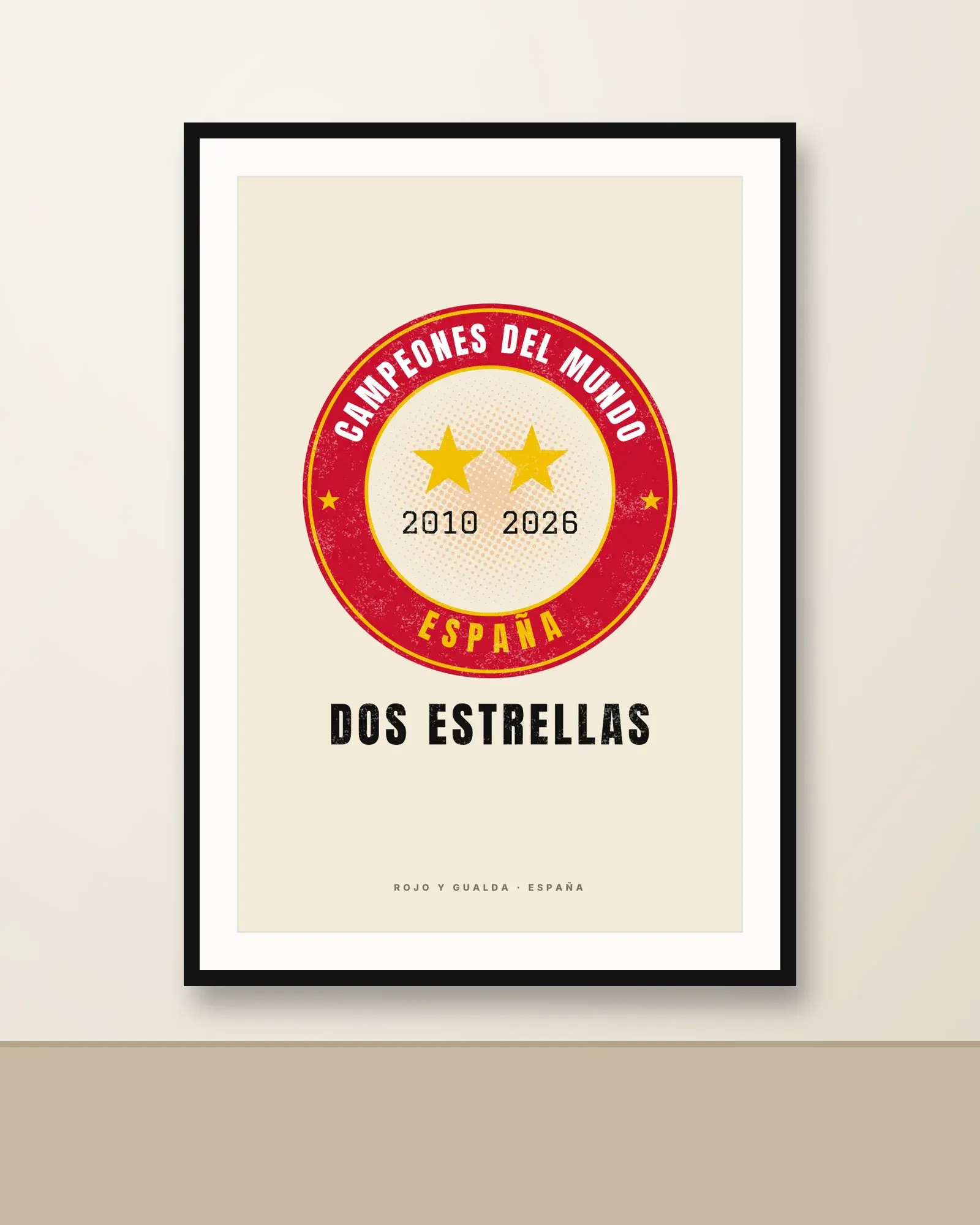 Dos Estrellas · Día — Lámina enmarcada