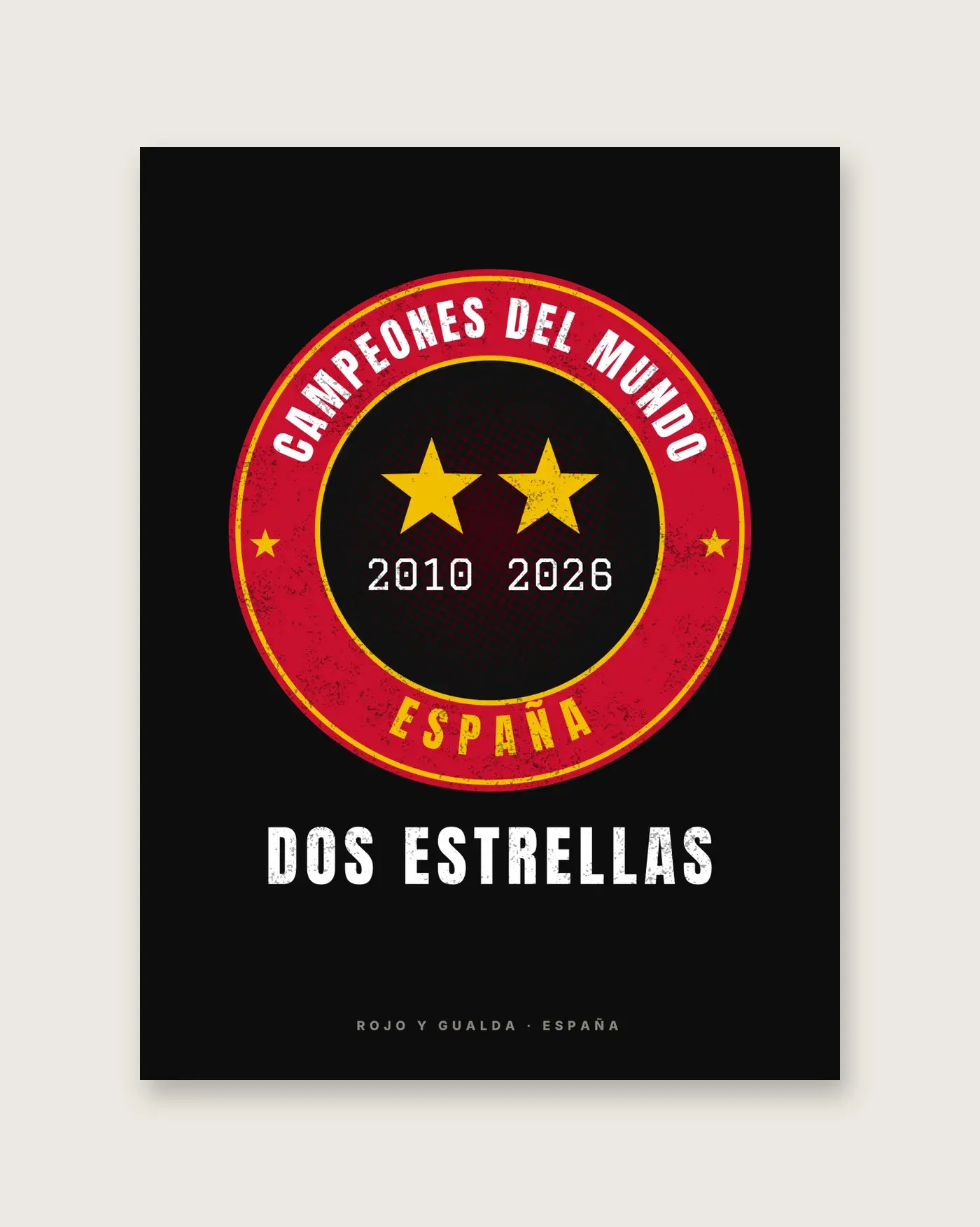 Dos Estrellas · Noche — Póster — detalle