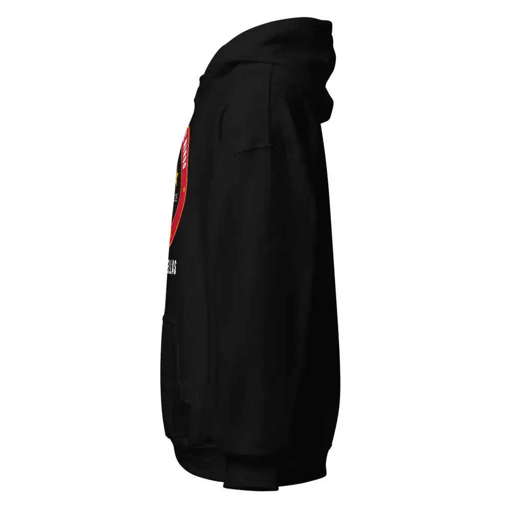 Dos Estrellas · Noche — Sudadera con capucha — Black — Left