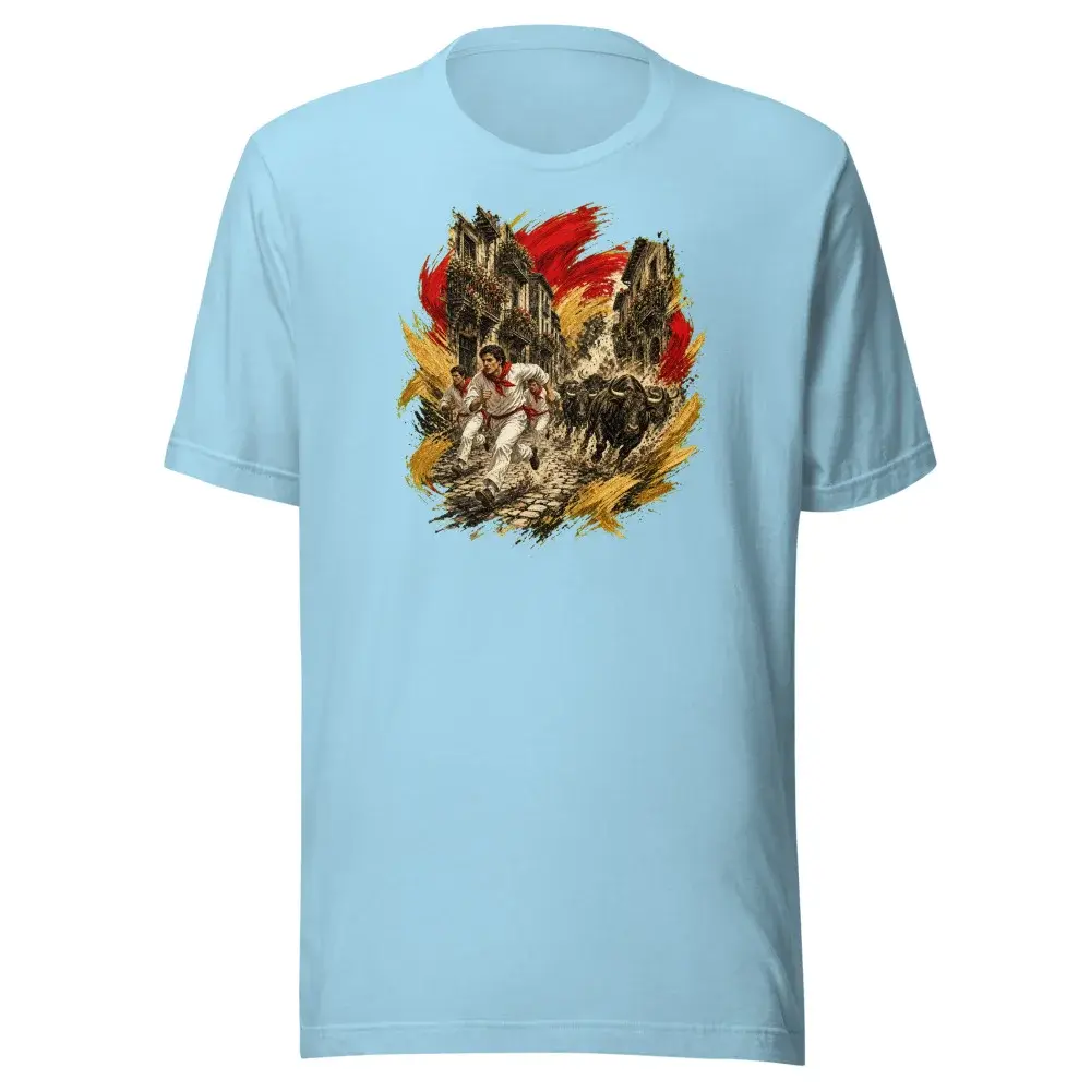 El Encierro · Arte — Camiseta — Ocean Blue