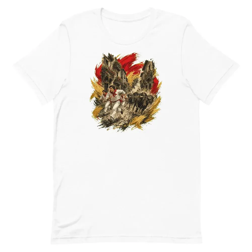 El Encierro · Arte — Camiseta — White — Front