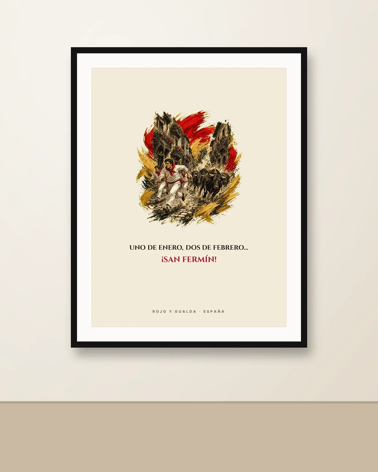 El Encierro · Frase — Póster