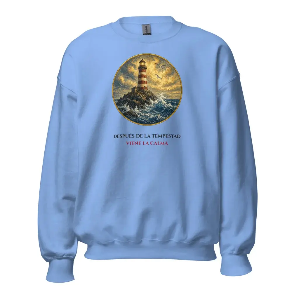 El Faro · Frase — Sudadera — Carolina Blue