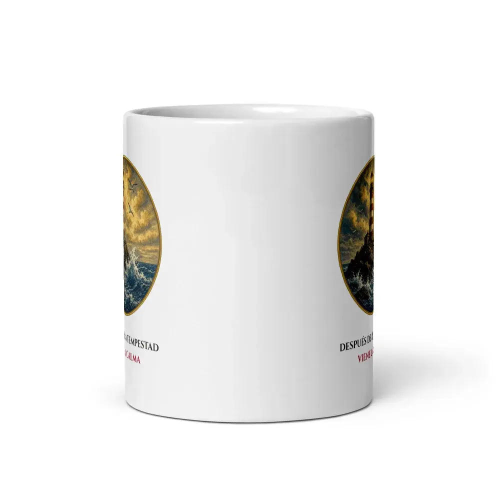 El Faro · Frase — Taza — White — Front view