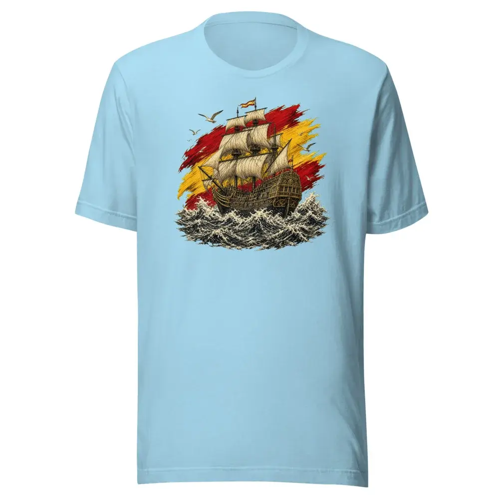 El Galeón · Arte — Camiseta — Ocean Blue