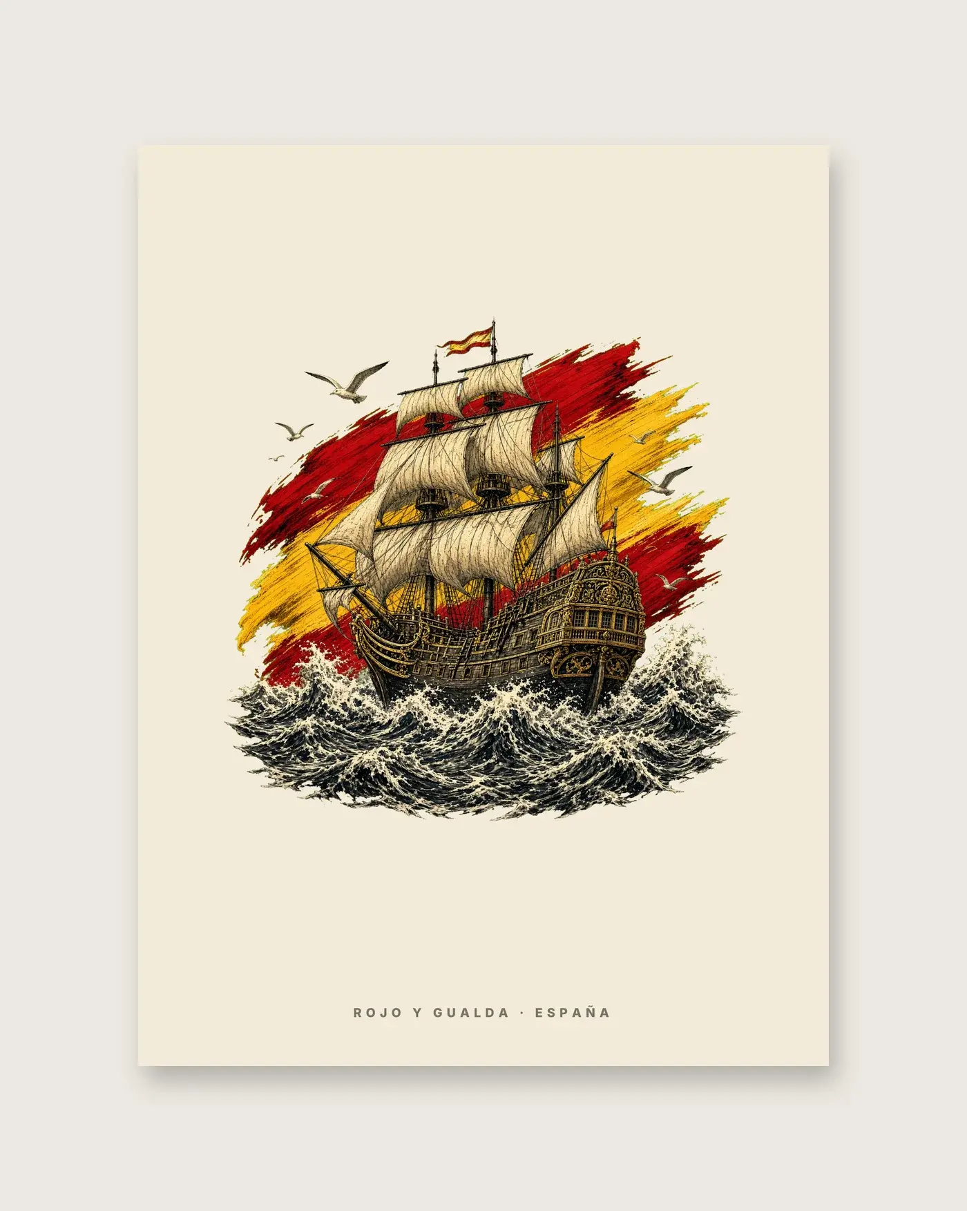 El Galeón · Arte — Póster — detalle