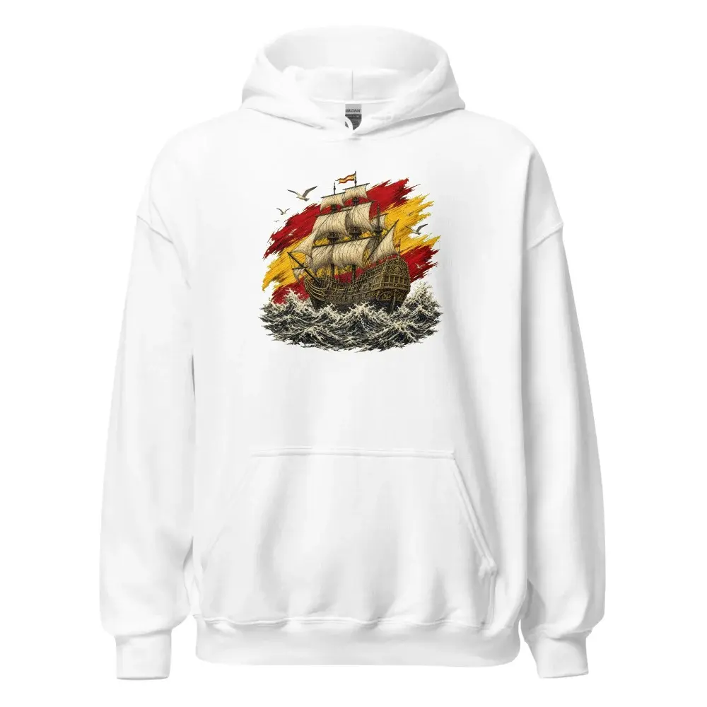 El Galeón · Arte — Sudadera con capucha — White
