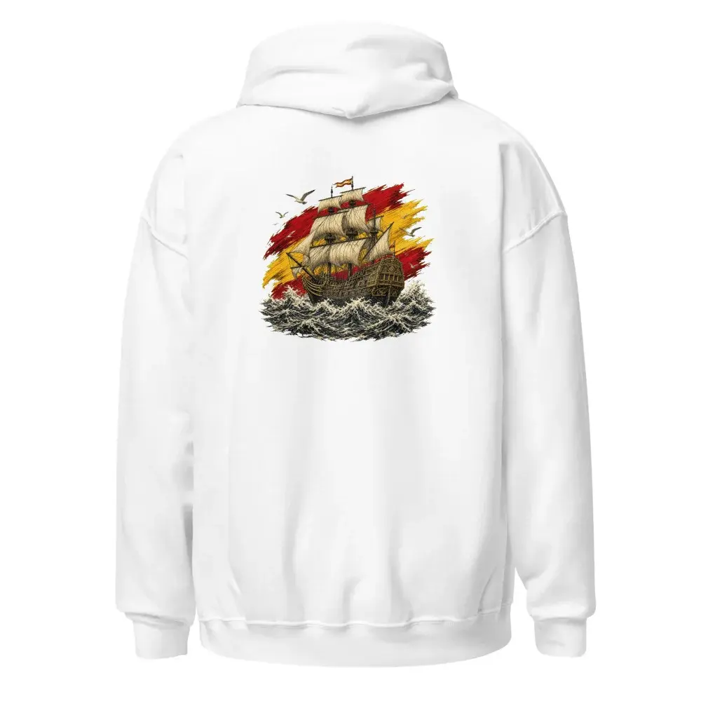 El Galeón · Doble cara — Sudadera con capucha — White