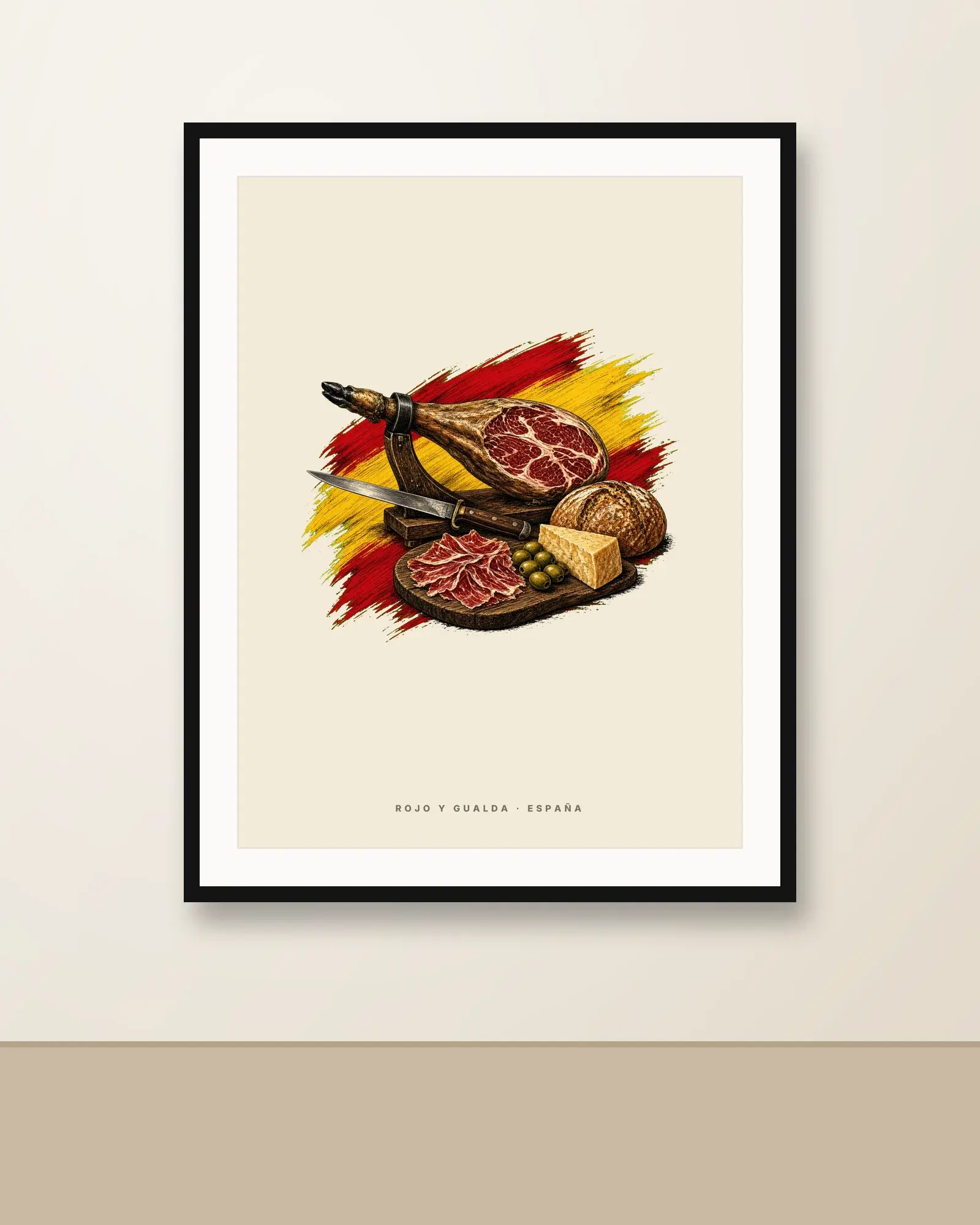 El Jamón · Arte — Póster