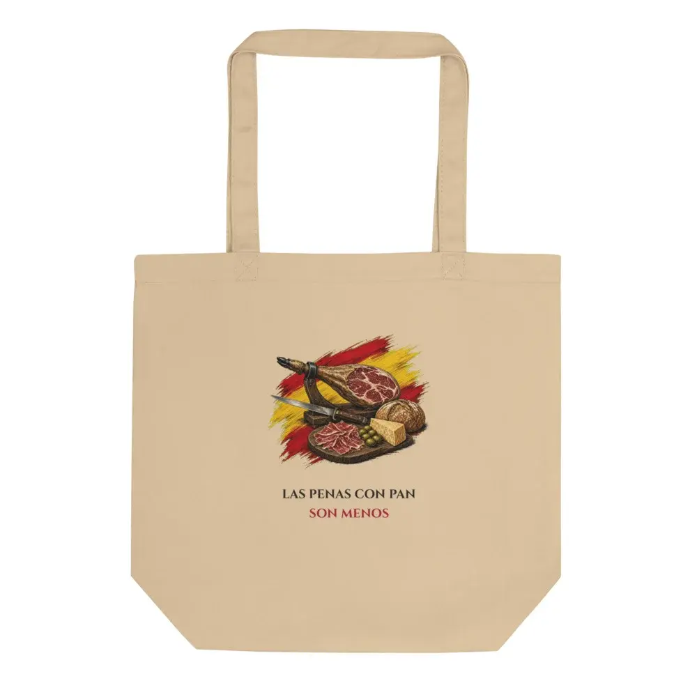 El Jamón · Frase — Bolsa tote — Oyster