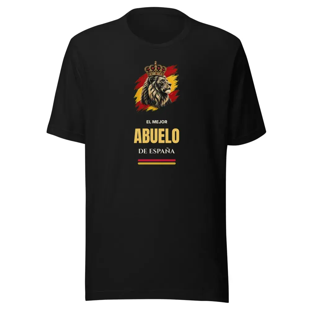 El Mejor Abuelo de España — Camiseta — Black