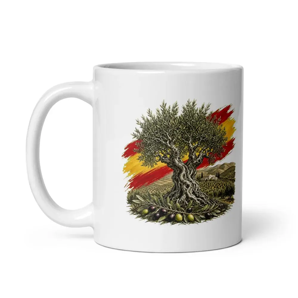 El Olivo · Arte — Taza — White — Handle on Left