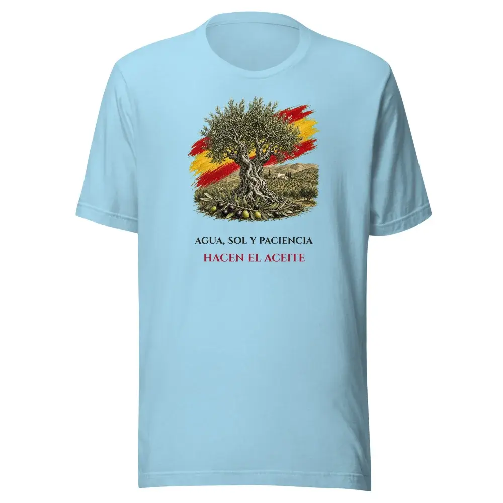 El Olivo · Frase — Camiseta — Ocean Blue