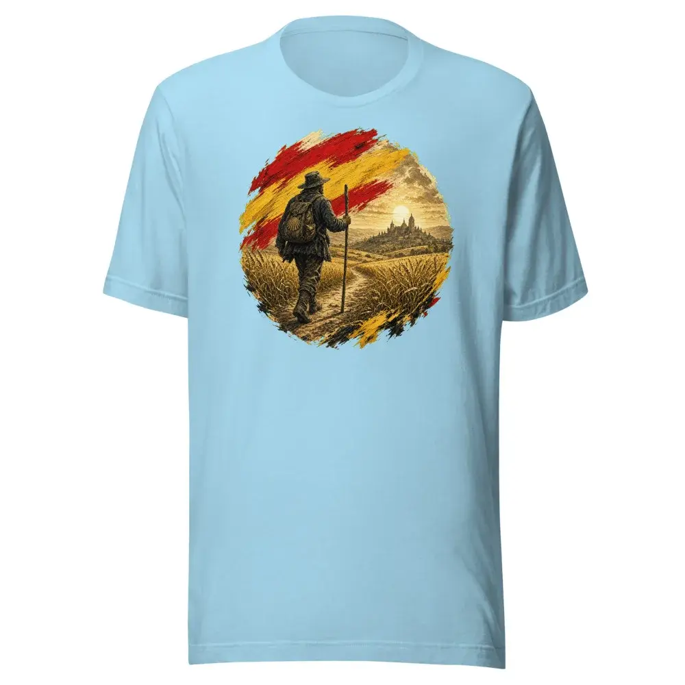 El Peregrino · Arte — Camiseta — Ocean Blue