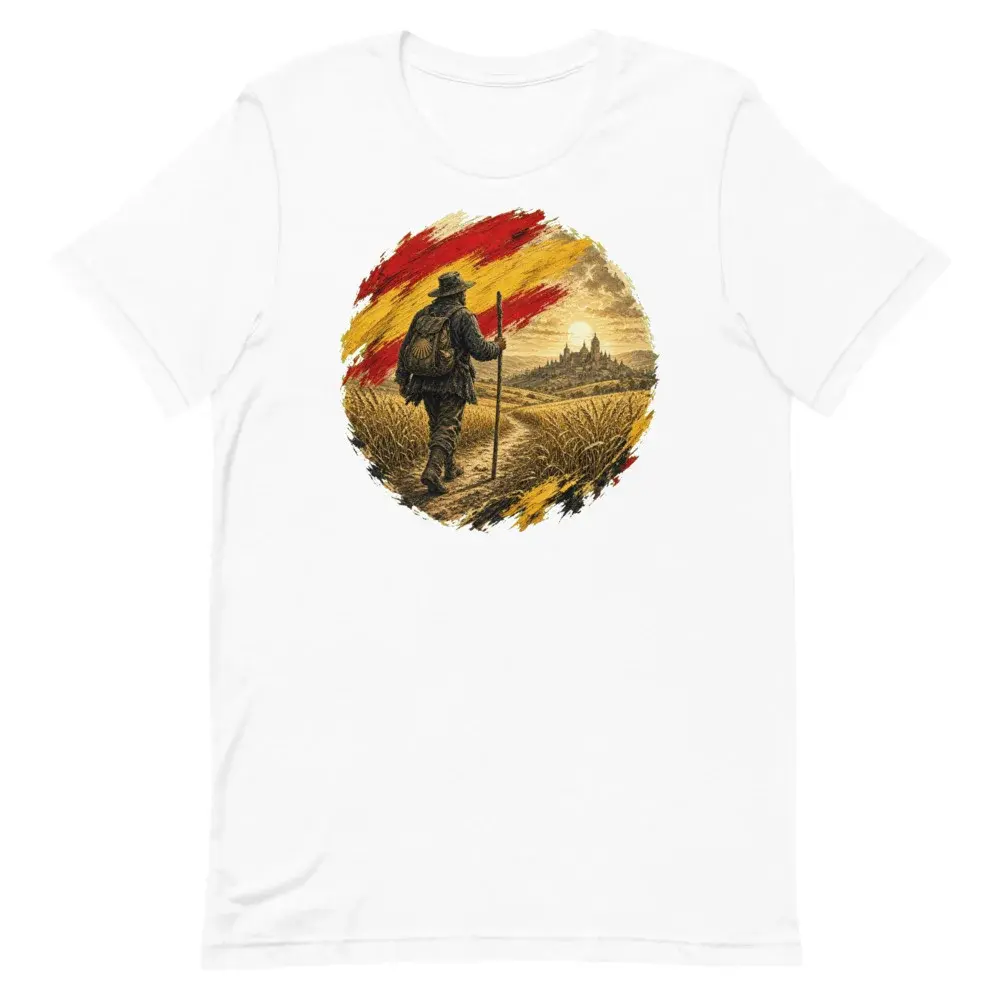El Peregrino · Arte — Camiseta — White — Front