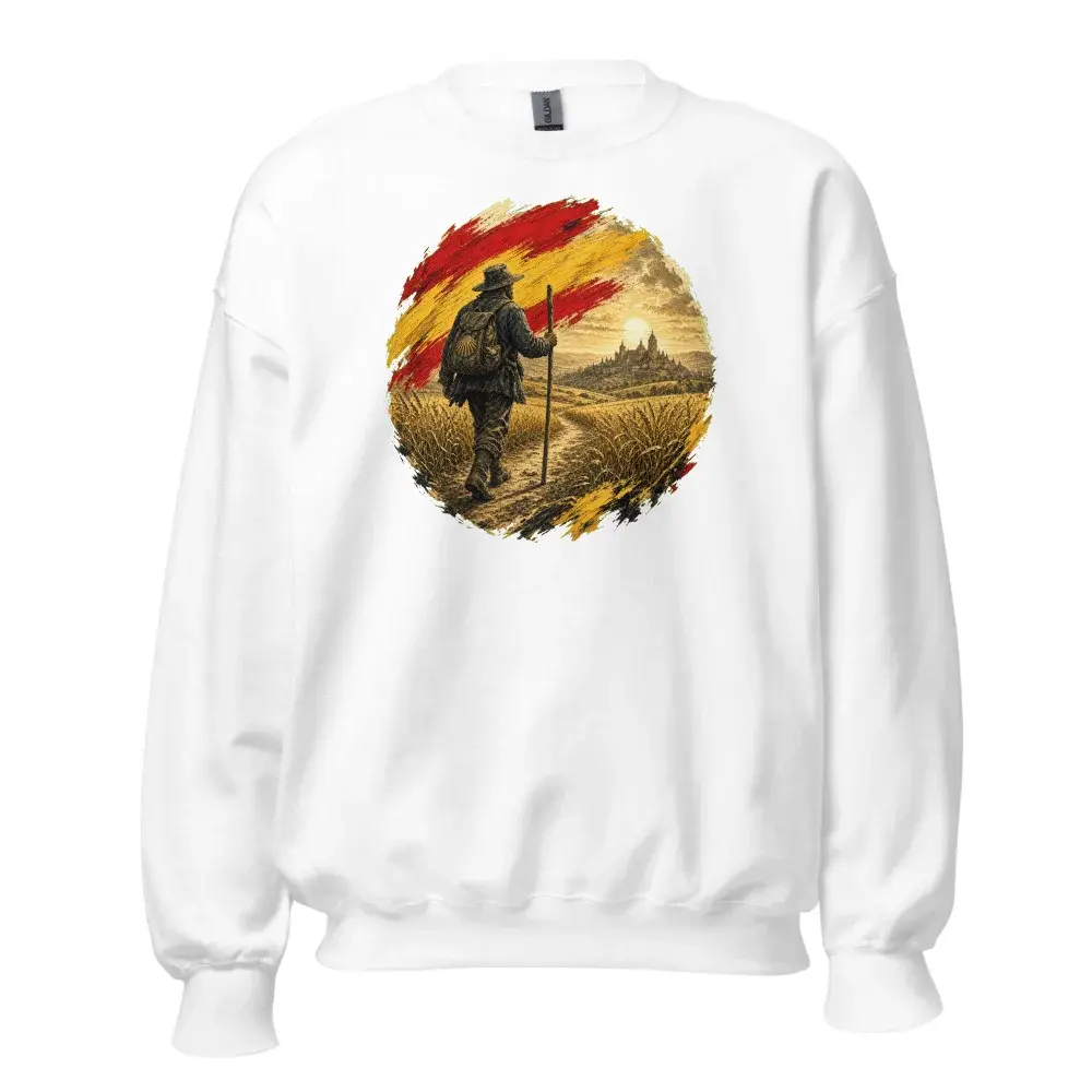 El Peregrino · Arte — Sudadera — White