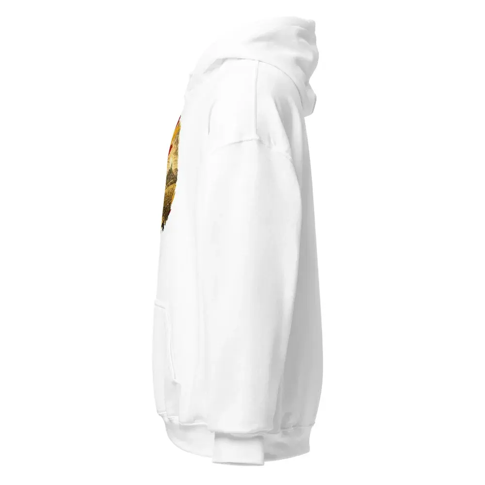 El Peregrino · Arte — Sudadera con capucha — White — Left