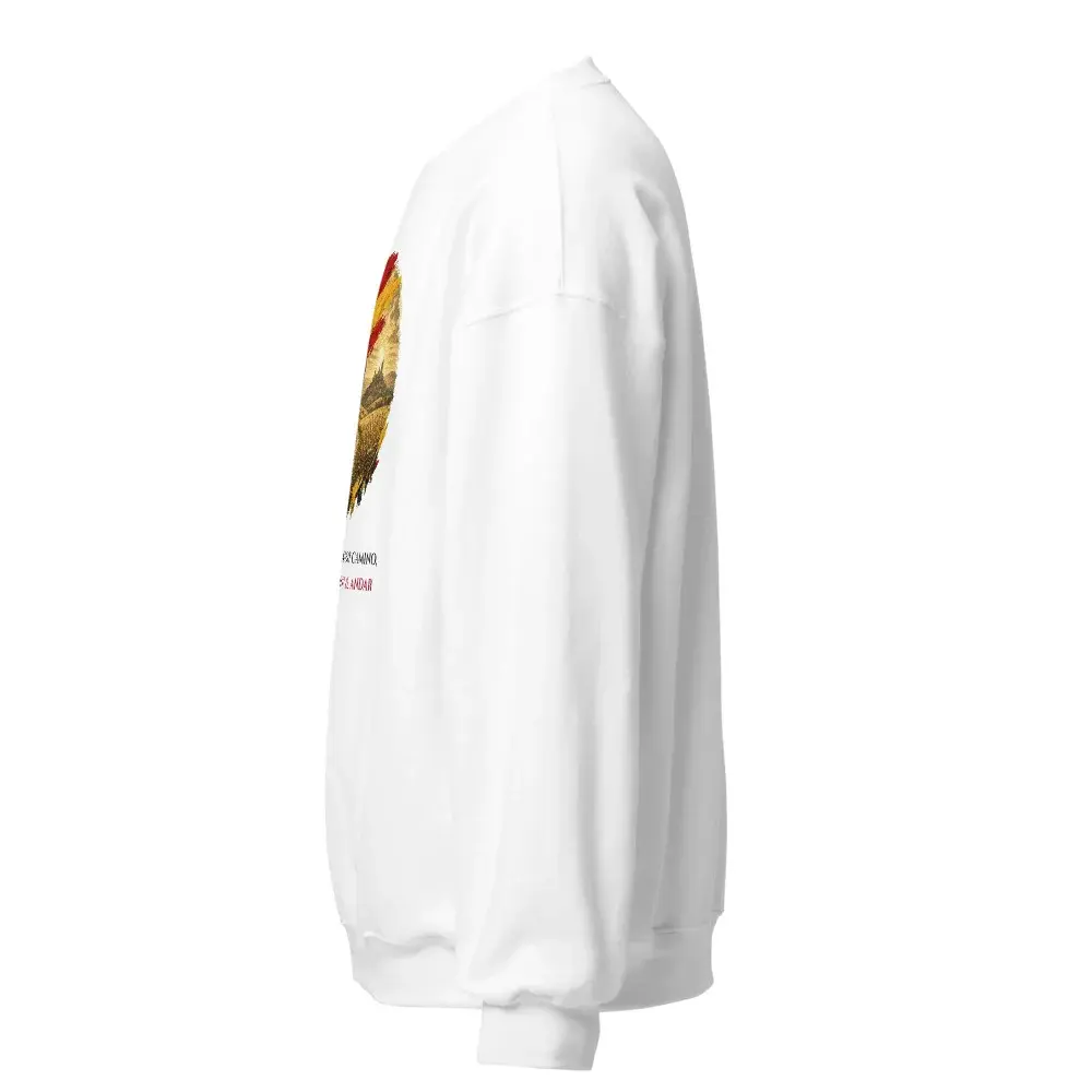 El Peregrino · Frase — Sudadera — White — Left