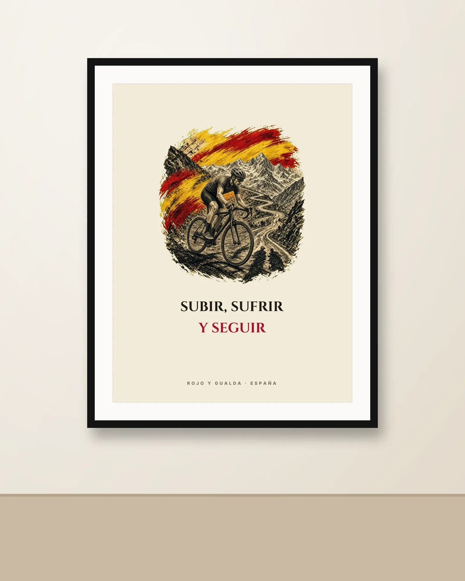 El Puerto · Frase — Póster — en la pared