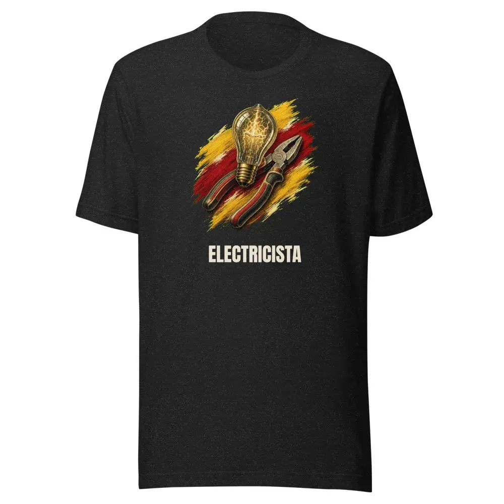 Electricista · Arte — Camiseta — Black Heather