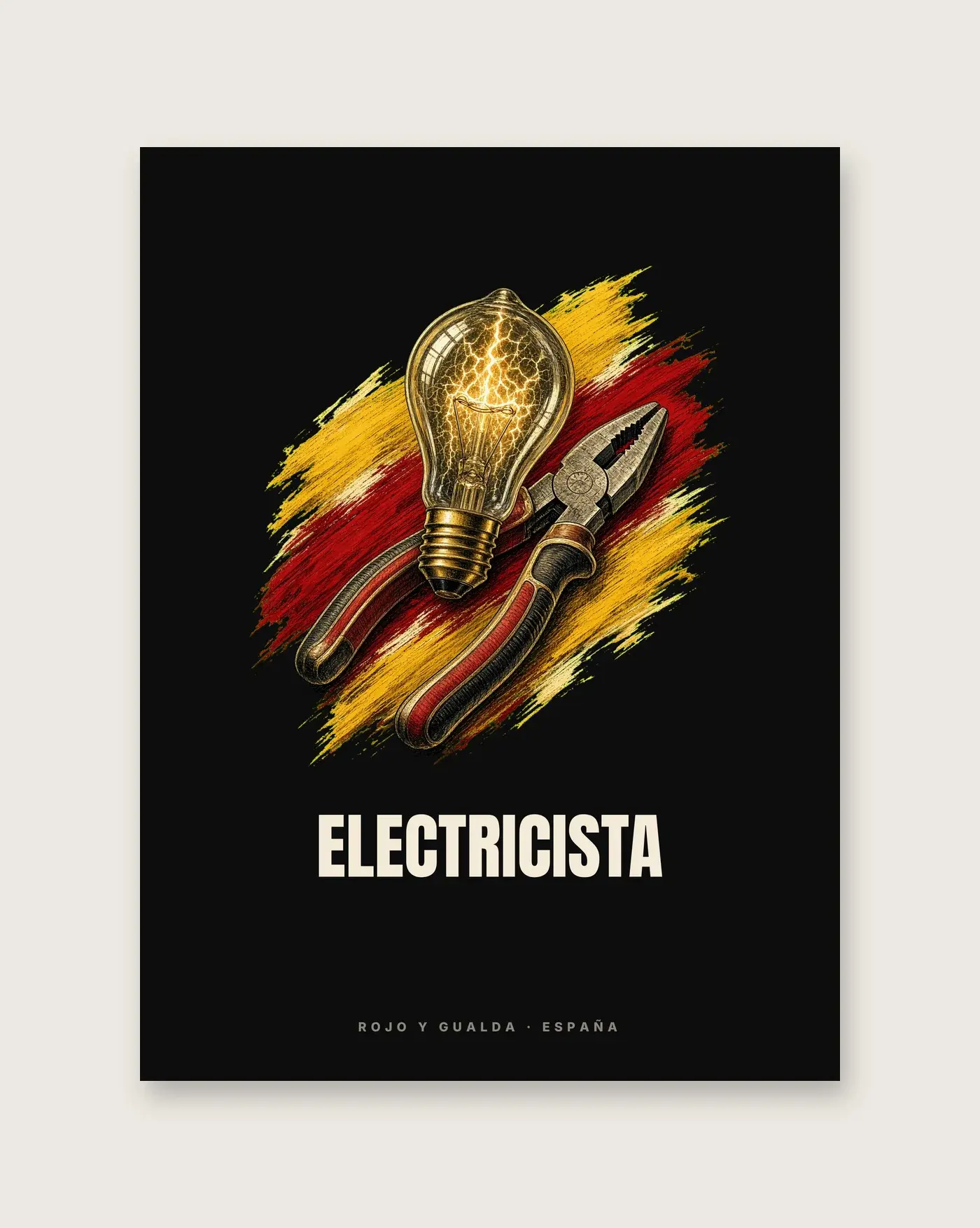 Electricista · Arte — Póster — detalle