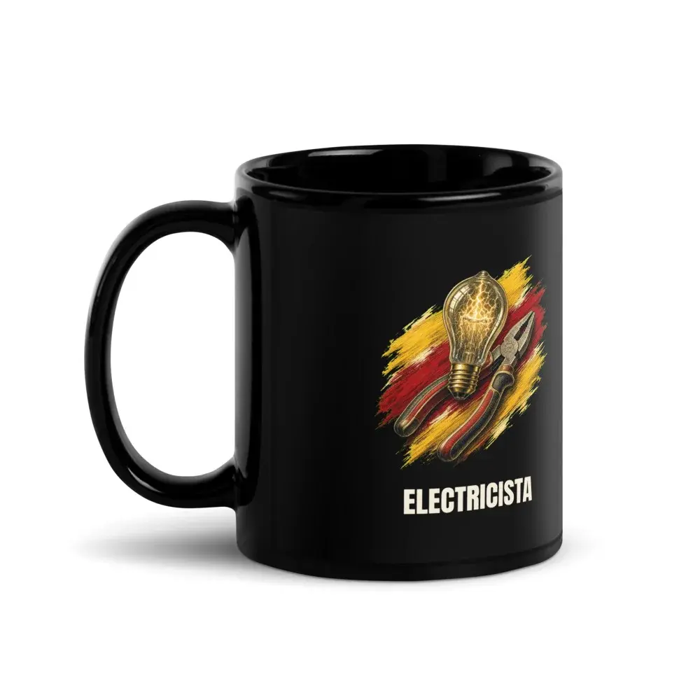 Electricista · Arte — Taza — Black