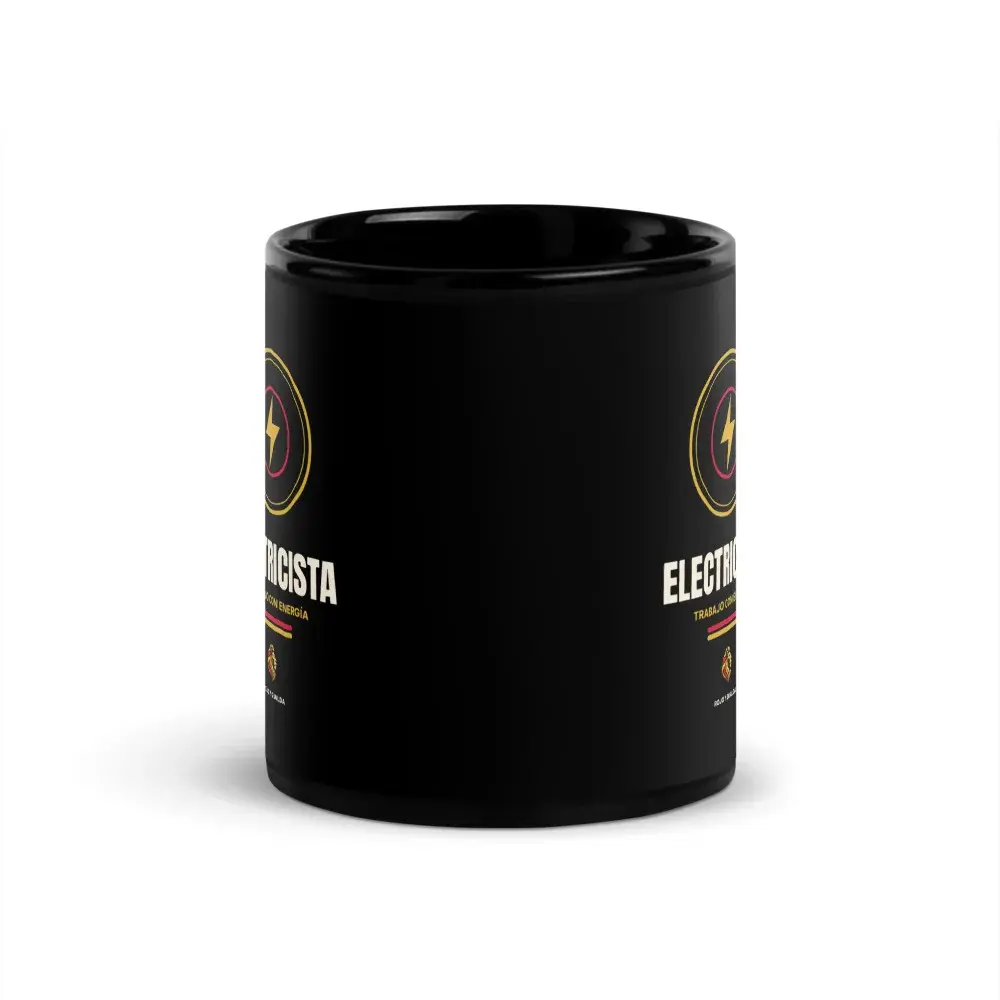 Electricista — Taza — Black — Front