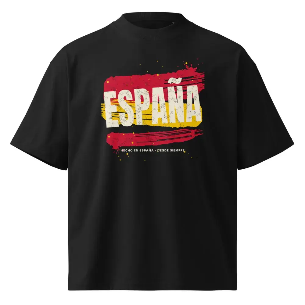España a Brocha · Noche — Camiseta oversize — Black