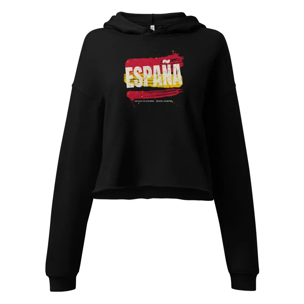 España a Brocha · Noche — Sudadera corta de mujer