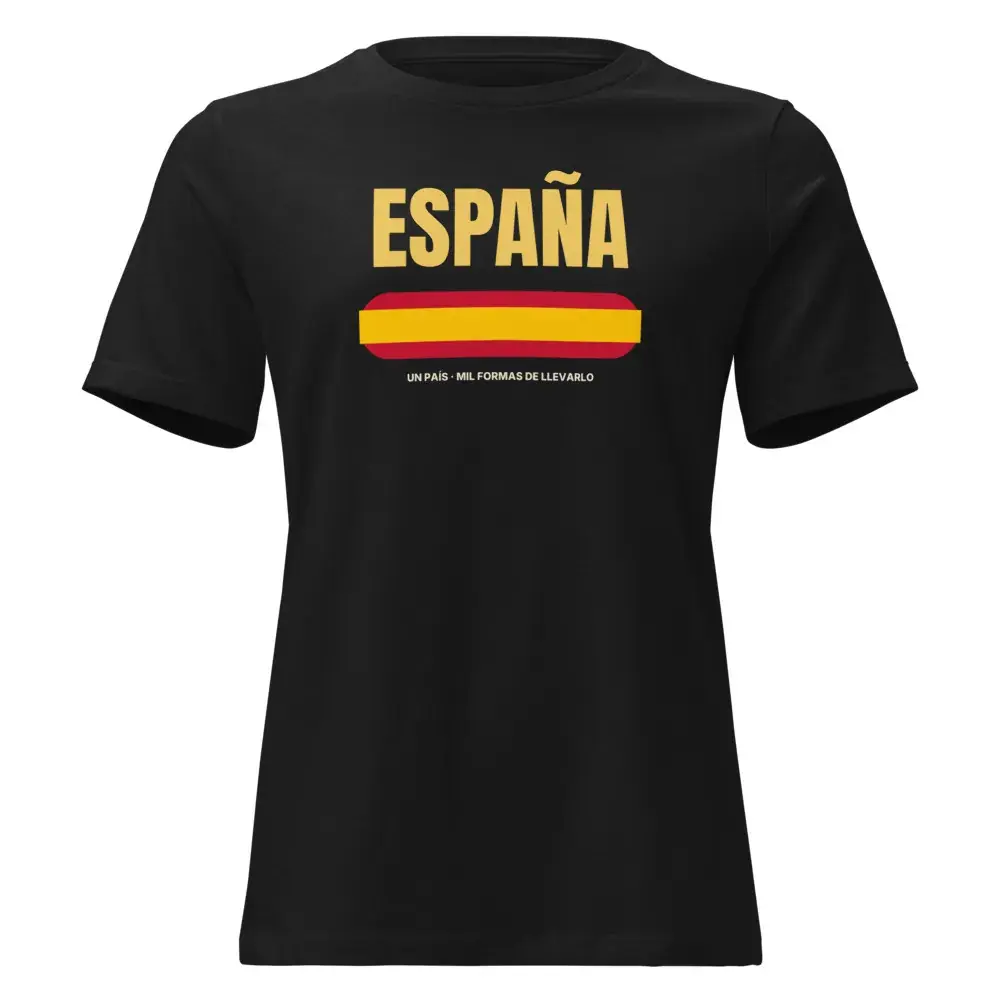 España Bandas — Camiseta de mujer — Black