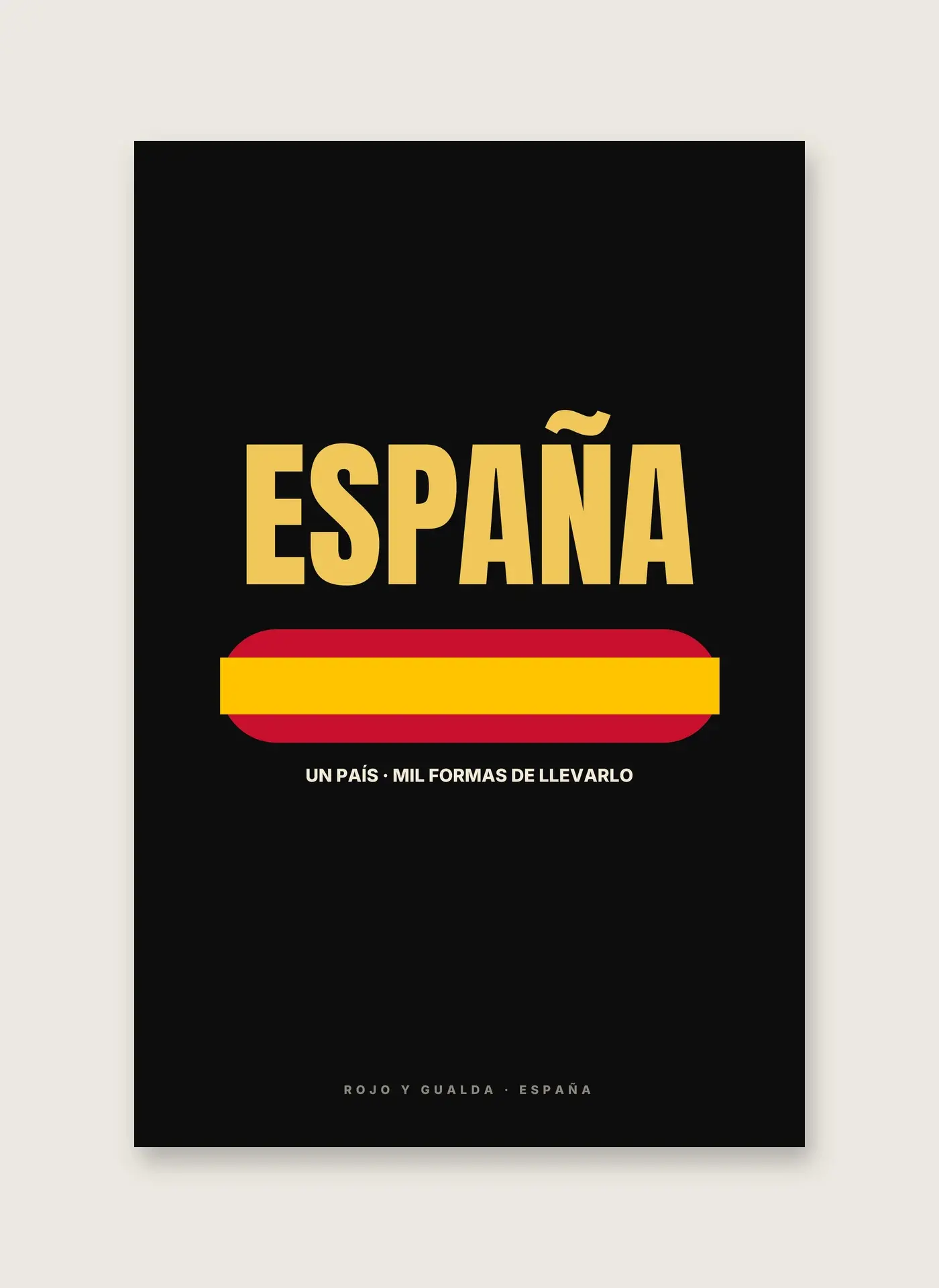 España Bandas — Lámina enmarcada — detalle