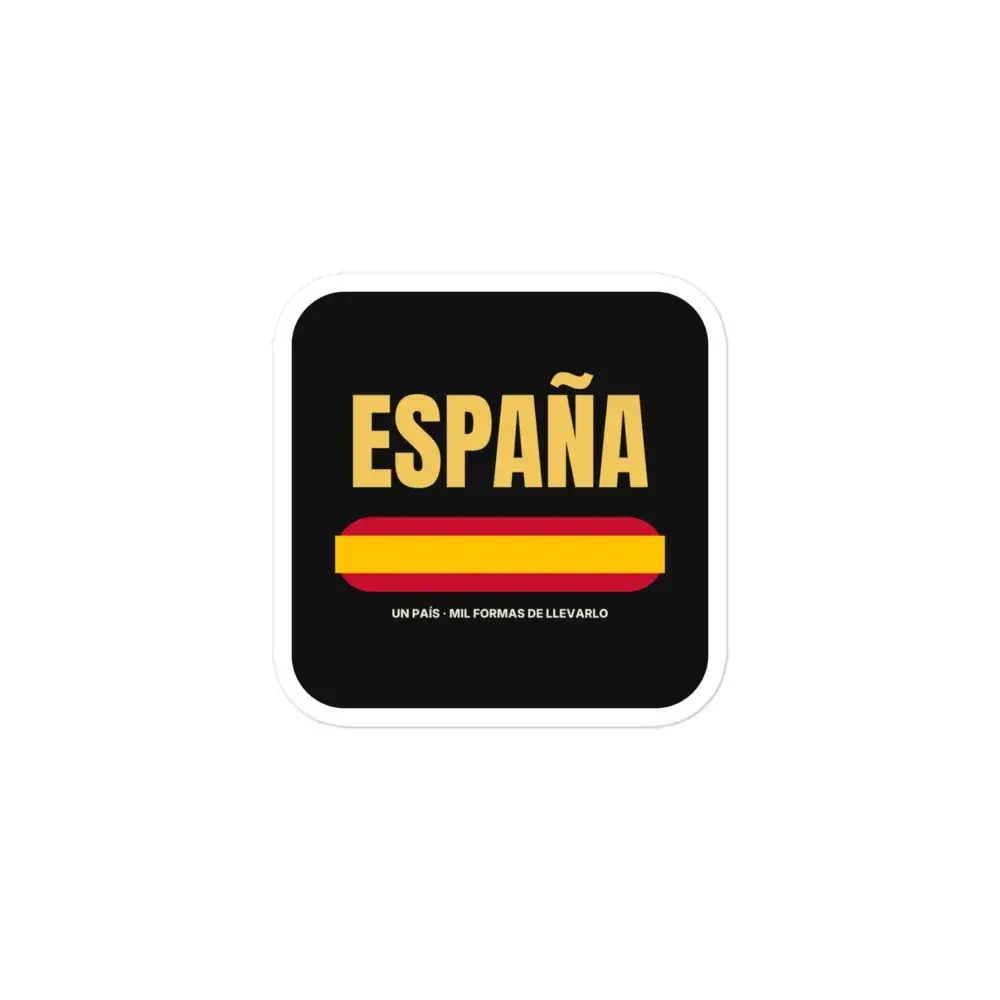 España Bandas — Pegatina — White