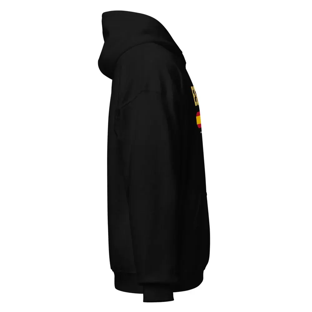 España Bandas — Sudadera con capucha — Black — Right