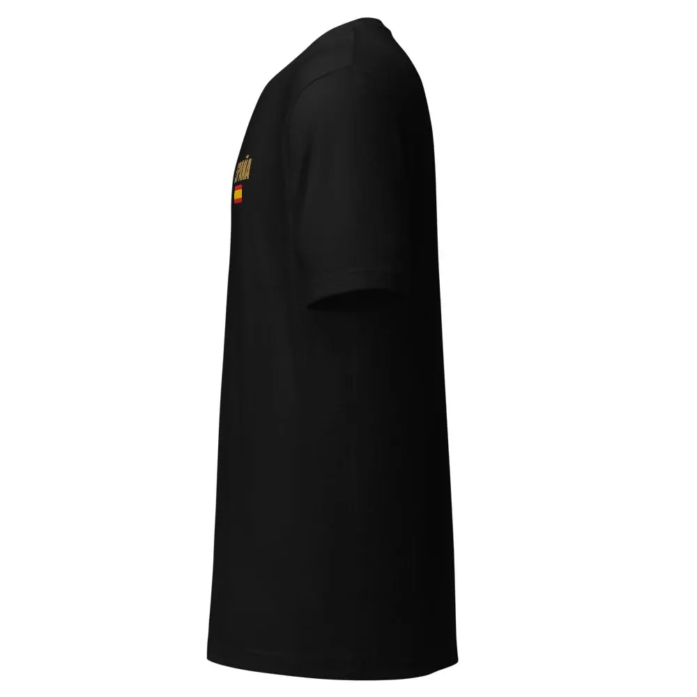 España Bordada — Camiseta bordada — Black — Left
