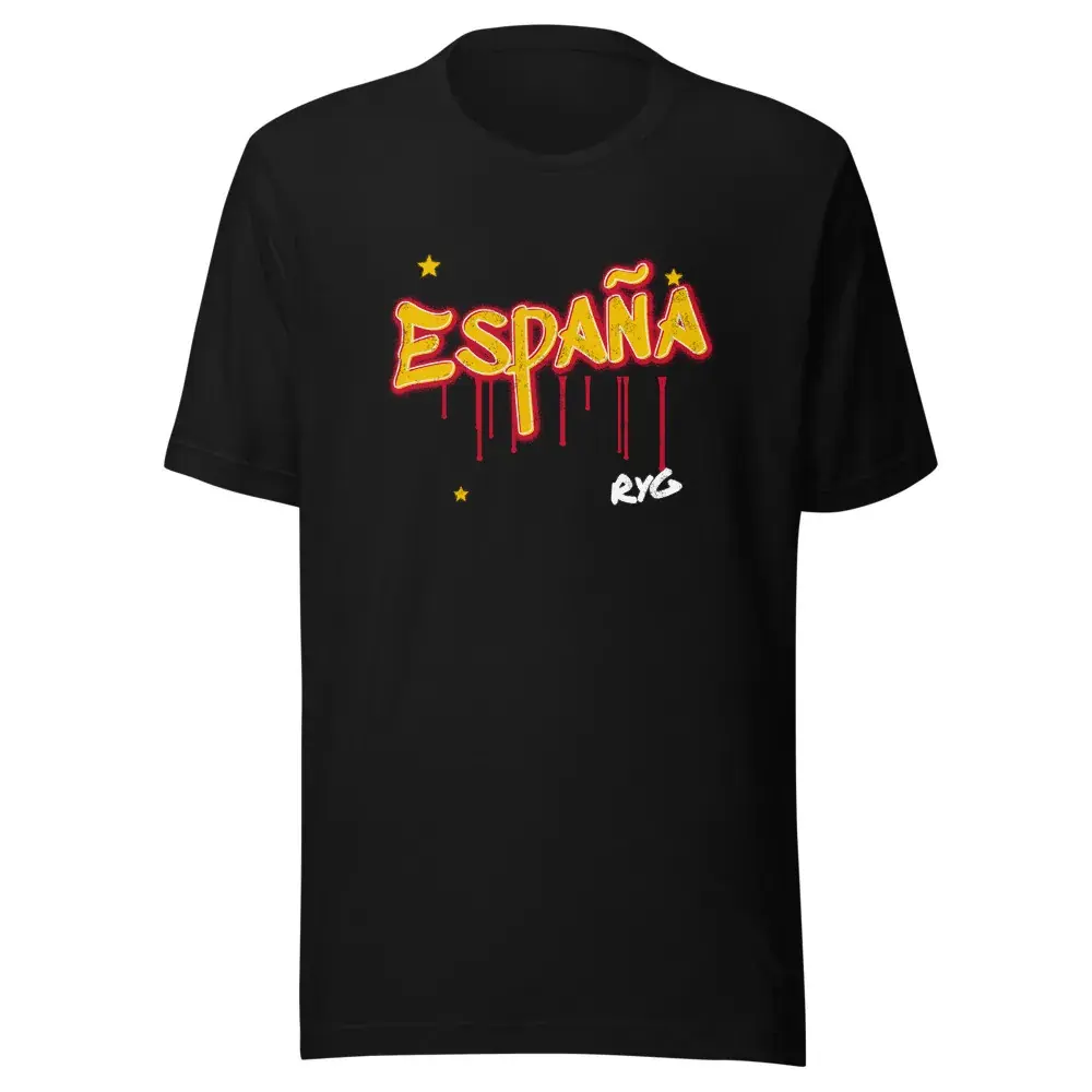 España en Spray — Camiseta — Black