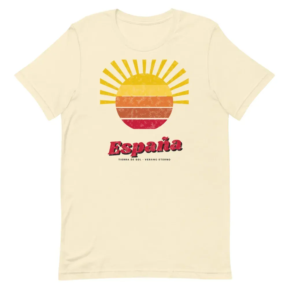 España · Postal — Camiseta — Natural — Front