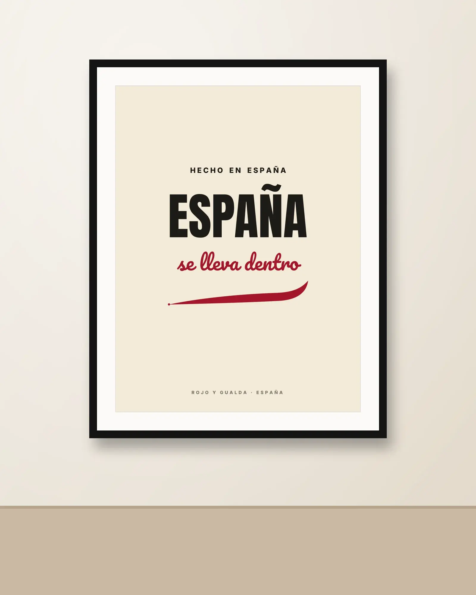 «España se lleva dentro» — Póster — en la pared