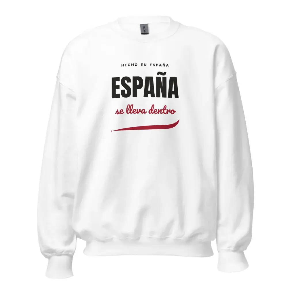 «España se lleva dentro» — Sudadera — White
