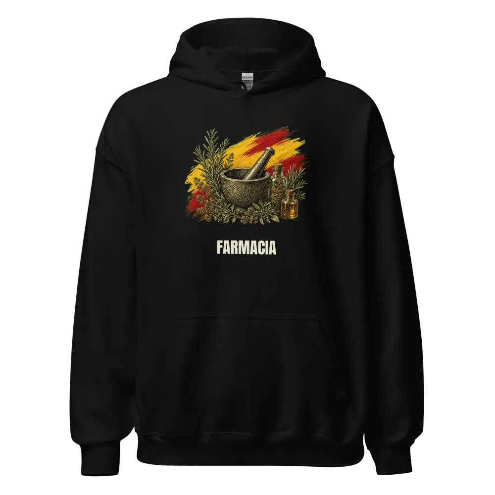 Farmacia · Arte — Sudadera con capucha — Black