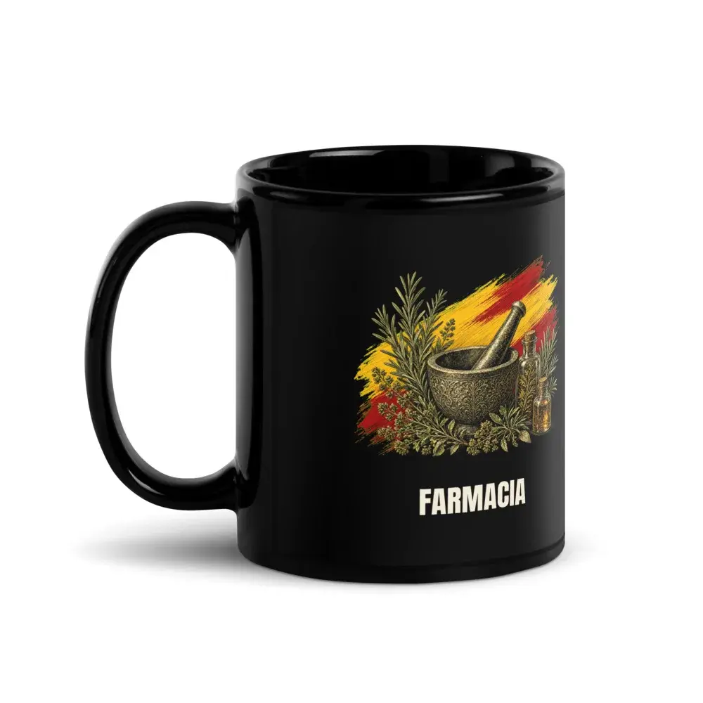 Farmacia · Arte — Taza — Black