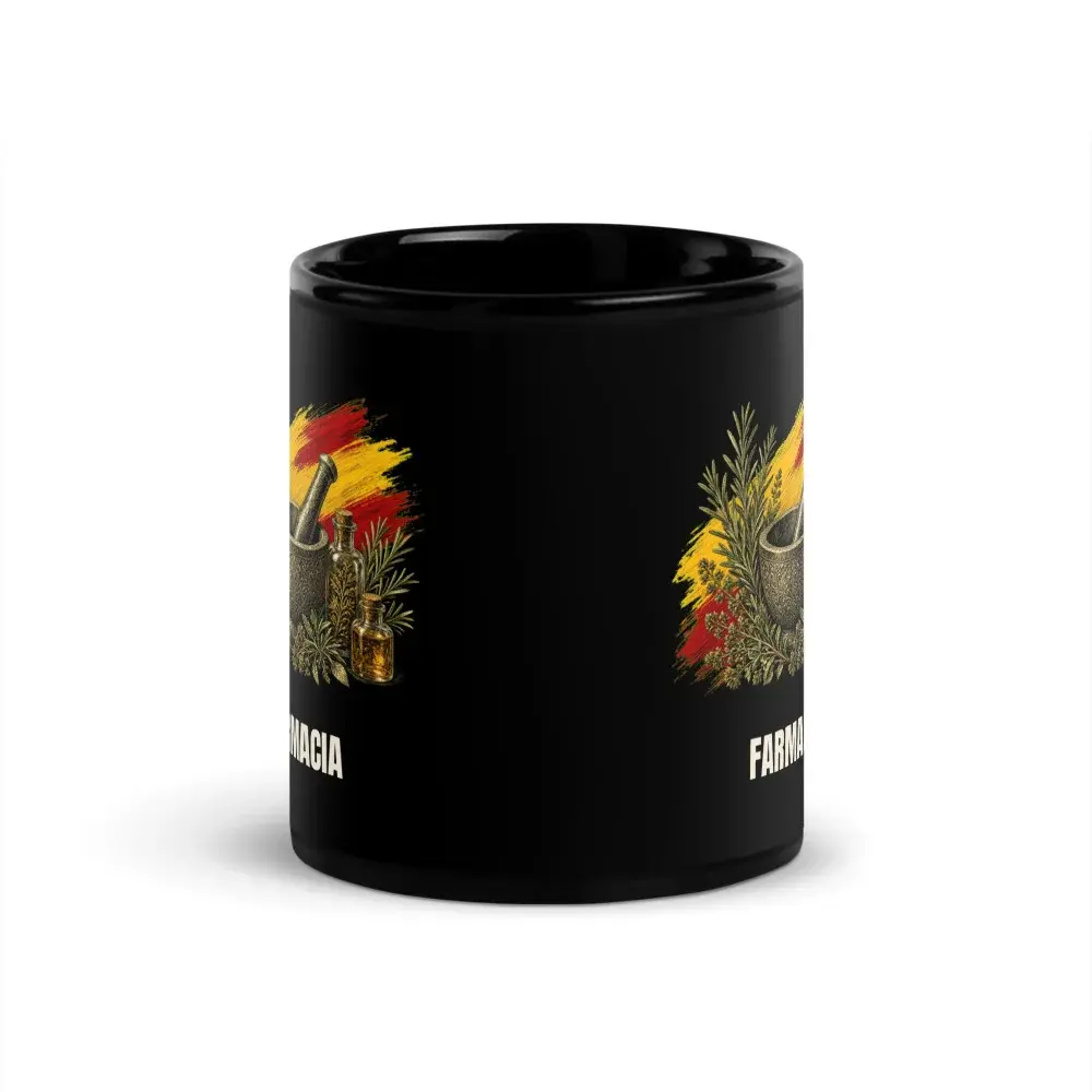 Farmacia · Arte — Taza — Black — Front