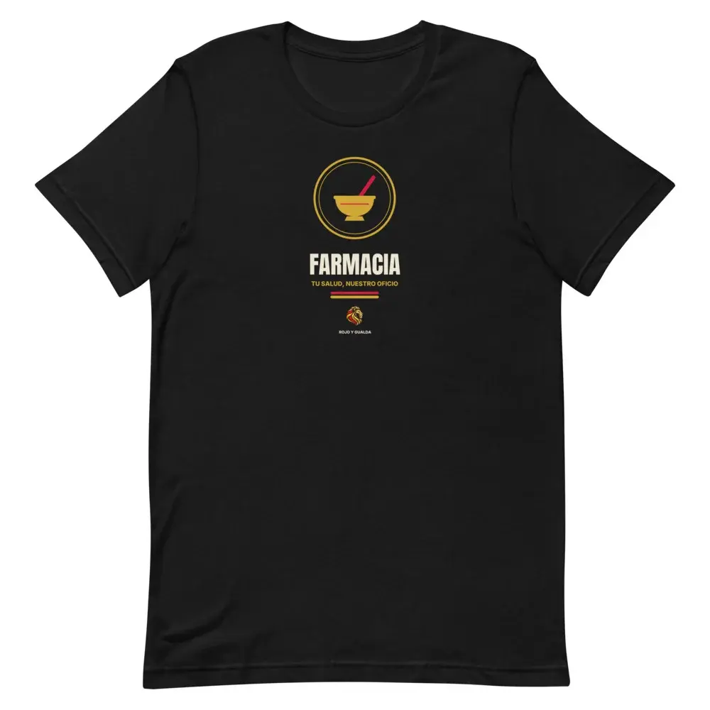 Farmacia — Camiseta — Black — Front