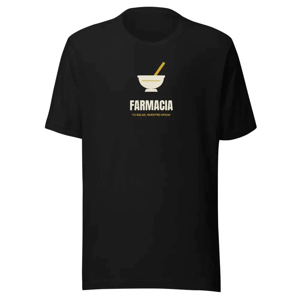 Farmacia Minimal — Camiseta — Black