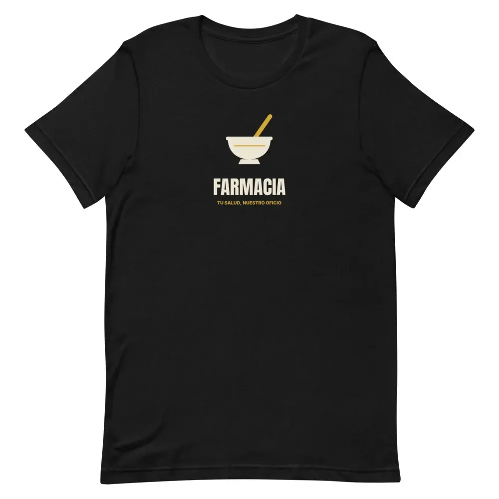 Farmacia Minimal — Camiseta — Black — Front